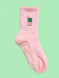 Strawberry Matcha Grip Socks 🍵